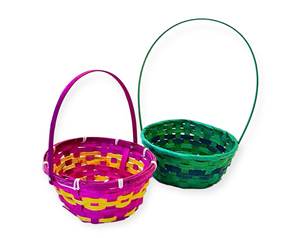 Panier Cadeau en Rotin Tressé Écologique Fait Main, Couleur Personnalisée, Taille Personnalisée, pour Noël, Mariages, Fêtes, Pique-niques, Fruits, Artisanat - Product Image 4