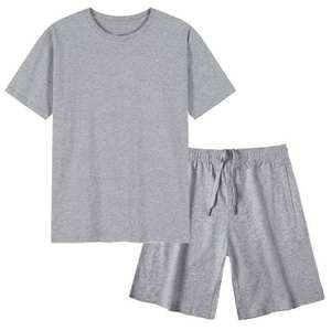 Summer Custom logo Clothing 2 Piece Tracksuit Training <b>T</b> <b>Shirt</b> Jogging <b>Mens</b> Shorts Set 100%Cotton Mans Two Piece Sets - Product Image 1