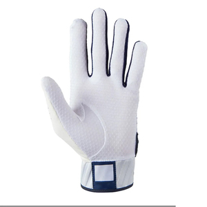 Guante de Bateo Ambidiestro Personalizado de Tela No Tejida Azul, Transpirable, con Cierre de Velcro, para Entrenamiento, Unisex, Adulto - Product Image 2