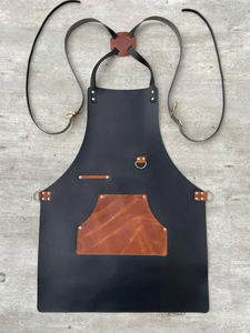 Hot Sale Professional Heavy Duty Genuine Leather Tool Bag Customized OEM Service Adjustable Strap Zipper Closure for Restaurants - Product Image 3