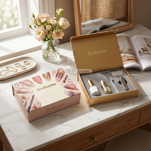 <span class=keywords><strong>Boîte</strong></span> cadeau magnétique de luxe pour cosmétiques, avec impression de logo, OEM, soins personnels, vernis à ongles - Product Image 1