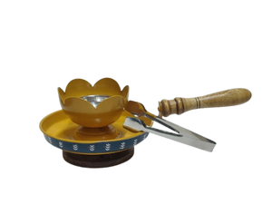 Ensemble de brûleurs d'encens en métal de style avec miroir, accessoires de Bakhoor aromatiques parfumés au bois de santal de haute qualité pour la maison, toutes saisons - Product Image 3