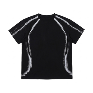 เสื้อยืดโอเวอร์ไซส์ผู้ชายสตรีทแวร์ขายดีปี 2026 จากโรงงานโดยตรง พิมพ์ลายคุณภาพสูง - Product Image 1