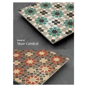 Azulejos Decorativos de Cerámica con Diseño Retro Francés para Baño, Sala de Estar y Decoración del Hogar, con Motivos Florales - Product Image 3