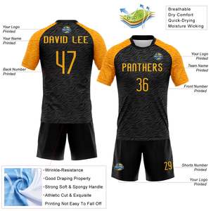<b>Custom</b> Sublimation 100% Polyester Sports Jersey Set OEM Wholesale Team Uniform Training Shorts Club Sportswear Apparel Wear Set - Product Image 4
