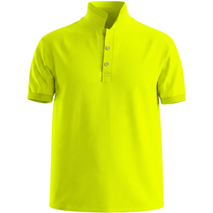 เสื้อโปโลปักโลโก้ตามสั่ง แขนสั้น สำหรับผู้ชาย สวมใส่ได้ทั้งแบบลำลองและธุรกิจ ชุดยูนิฟอร์ม เสื้อกอล์ฟ ระบายอากาศได้ดี ซับเหงื่อ ผลิตแบบ OEM - Product Image 5
