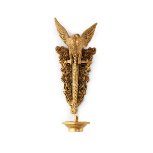 ZARA ENTERPRISES ZE740 Golden Parrot Industrial Brass Diya Oil <b>Lamp</b> Pure Brass Wicks Tabletop <b>Vase</b> for Home Decoration 12-14 - Product Image 5