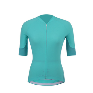 Conjuntos de Maillots de Ciclismo Ligeros Personalizados para Mujer, Ropa Deportiva de Verano de Manga Corta, Resistente al Viento, Transpirable, Antiencogimiento, Tejido de Malla - Product Image 1