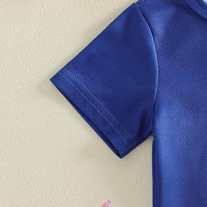Custom Kids Football Uniform Set Breathable Soccer Jersey Quick Dry Training Kit For <b>Boys</b> Girls And Toddlers - Product Image 3