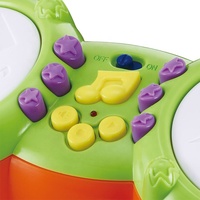 Juguete de Batería Electrónica Educativo para Niños Pequeños - D.J.Toys Modelo PD31, 3+ Años, Juego de 6 Piezas, Requiere 3 Pilas AA (No Incluidas)