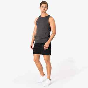 Débardeur sans manches pour homme, couleur unie, col rond, tricoté, respirant, vêtement décontracté - Product Image 1