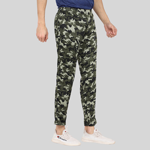 Pantalon de survêtement sport bleu quatre directions avec bande latérale, logo personnalisable, impression HD, délavage coloré, 100 % polyester, séchage rapide, tailles homme M/L/XL - Product Image 4