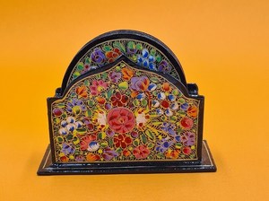 Khadim Handicrafts Handmade Handpainted Modern <b>Paper</b> Mache <b>Coaster</b> Set Eco Friendly Decorative Drink <b>Coasters</b> - Product Image 2