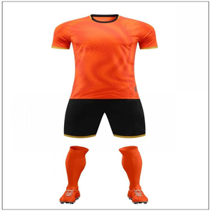 Men's Soccer Uniform Set <b>Short</b> Sleeve Crew Neck Gradient Blue Black <b>Shorts</b> Moisture Wicking Spandex/Cotton Breathable Front - Product Image 5