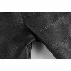 Veste en cuir tendance pour homme, fabrication pakistanaise, veste en cuir de haute qualité, couleur unie, veste de moto, vêtements d'automne - Product Image 3