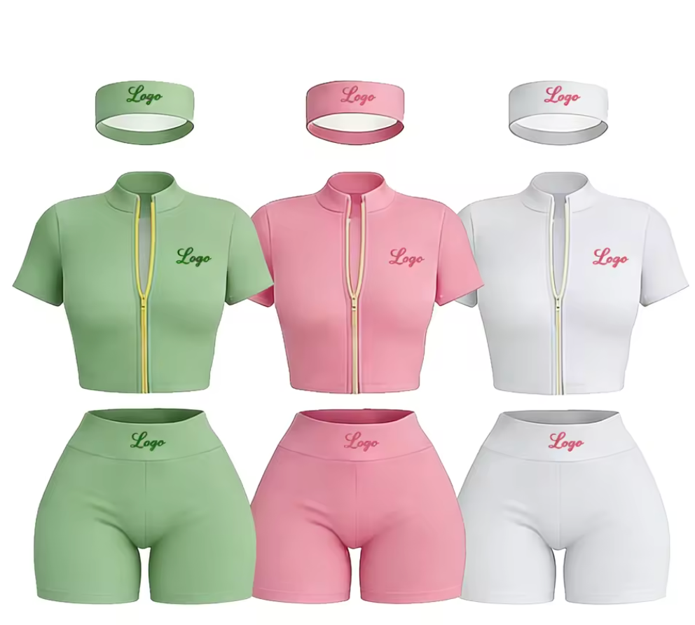2 Piece Set Women Women's Sets Workout Gym Zip-Up Jacket Flare Pants 3 Piece Tracksuit For Women