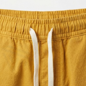 Pantalones Cortos de Algodón para Hombre, Estilo Vintage, con Efecto Desgastado por el Sol, Borde sin Rematar, Estampado Puff, Lavado Ácido, Premium, Streetwear, Secado Rápido, con Cordón Ajustable - Product Image 4