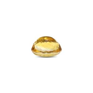 Natural Oval Citrine Gemstone 28.75 Carat 12mm Golden Yellow Certified Wholesale - Product Image 3
