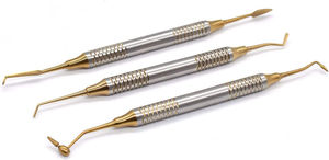 6 Pcs <b>Kit</b> Manual Dental Composite <b>Resin</b> Filled Scraper Filling Spatula Double Headed Restoration Tool By Grip Surgical - Product Image 5