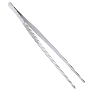 Juego de pinzas de cocina de acero inoxidable, 4 piezas, antideslizantes, herramientas de cocina profesionales para emplatar y preparar alimentos - Product Image 4