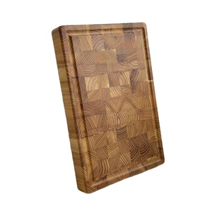 Thick Acacia Rectangular Chopping Board Heavy Duty Kitchen Countertop Anti Slip Meat Cutting Block Custom Thickness - Product Image 1