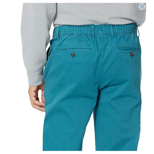 Custom Logo printing <b>Men's</b> Elastic Waist Canvas Pants Breathable Quick Dry Anti-Pilling Eco-Friendly regular fit <b>men</b> sweatpants - Product Image 4