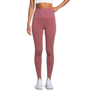 High Quality Plus Size Women's Summer Yoga <b>Leggings</b> Scrunch High Waist Ankle-Length Seamless Knit CottonBamboo - Product Image 3