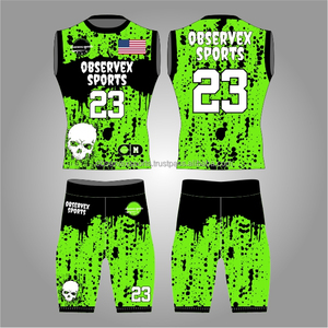Uniformes de Flag Football 7v7 Personalizados de Alta Calidad, Transpirables y Sublimados, Camisetas de Compresión - Product Image 1