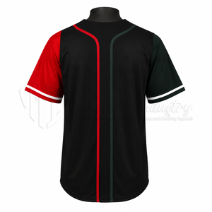 Maillot de baseball personnalisé en gros, uniforme d'équipe OEM, vêtements de sport athlétiques à séchage rapide, chemise de baseball respirante en polyester à boutons - Product Image 2
