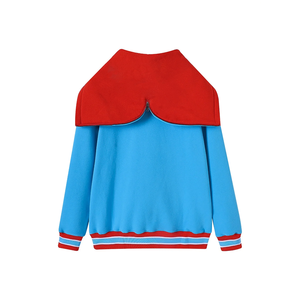 Sudadera con Capucha Personalizada del Instituto del Estado de Delaware, Azul, para Hombre, Talla Grande, Forro Polar, Logotipo 3D en Relieve, Estilo Universitario Griego - Product Image 2