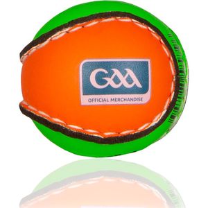 Ballon de hurling Quick Touch vert/orange Sliotar, ballons de sport de haute qualité avec logos personnalisés - Product Image 2