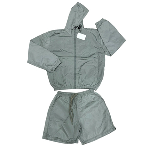 2pcs Unisex Men's Quick Dry Nylon Sports Shorts <b>Sets</b> with Patchwork Design OEM & Custom Color Options - Product Image 2