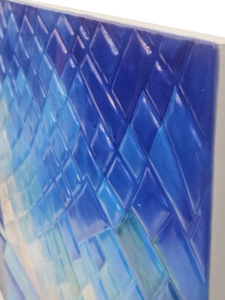 Panel Decorativo de Pared con Relieve Metálico e Impresión UV, Decoración 3D para Sala de Estar, Arte Mural, Tamaño y Forma Personalizables - Product Image 4