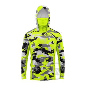 Hoodie de pêche à manches longues imperméable UPF 50 en polyester 100% - Service OEM personnalisé, séchage rapide, léger, facile à laver - Product Image 2