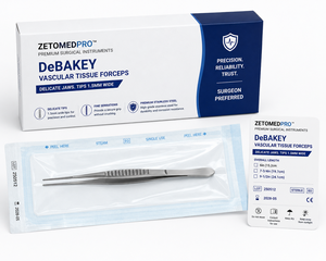 Pinzas Vasculares DeBakey con Puntas Delicadas de 1.5 mm de Ancho, Instrumento Quirúrgico ZETOMEDPRO - Product Image 5