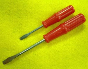 Ensemble de tournevis DK-428 3 pièces |   Jeu de tournevis à lame en acier avec poignée rouge, kit d'outils ménagers, 3 pièces - Product Image 2