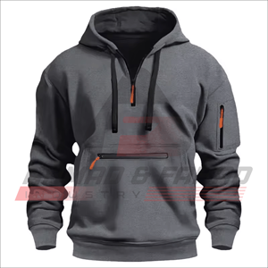 Sweat-shirts à capuche pour hommes de haute qualité, sweats à capuche surdimensionnés, sweats à capuche personnalisés, coton lourd, impression numérique - Product Image 6