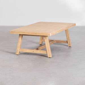 Mesa de centro rectangular Vandana Grand Lyra de 130x75 cm en madera de acacia de Dubái - Product Image 3