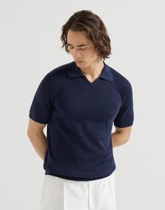 Suéter de Diseño Clásico para Hombre, Ropa de Lujo, Prenda de Punto, Cuello Polo de Cachemira, Jersey de Lana y Cachemira, Camisa Polo Tejida para Hombre - Product Image 5