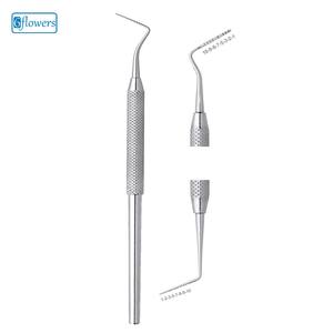 Exploradores dentales de alta calidad Sonda puntiaguda Mango de un solo extremo Instrumentos dentales de acero inoxidable - Product Image 1