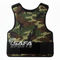 Protection corporelle pour paintball et airsoft, gilet tactique de protection thoracique, absorption des chocs élevée, ajustement réglable, rembourrage durable, OEM