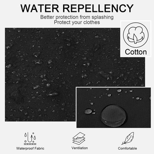 Delantal Unisex de Algodón Blanco con Logotipo Personalizado y Cierre a Presión para Camareros, Uso en Restaurantes y Bares, Resistente a las Manchas, Uniforme de Manga Corta - Product Image 5
