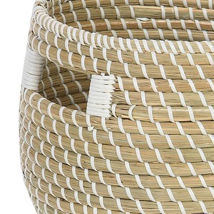 Seagrass <b>basket</b> for storing items, natural color Handmade <b>Storage</b> <b>Basket</b> Wholesale eco-friendly Made in Viet Nam - Product Image 6