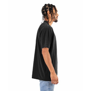 T-shirt OEM personnalisé avec logo, teint en pièce, épais 220 GSM, style streetwear, col rond, manches courtes, vierge, marque privée - Product Image 2