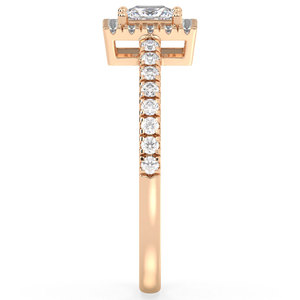 Anillos de compromiso solitarios de plata de ley 925 con moissanita de diseño original REYES para mujer, joyería de boda con certificado GRA. - Product Image 5