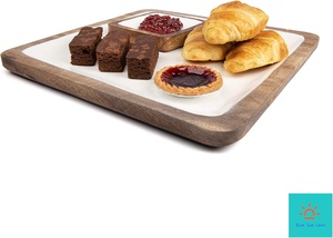 Juego de cuencos de madera de cerámica personalizable japonesa de alta calidad, mesa esmaltada con pescado del océano para servir ensalada y curry - Product Image 6