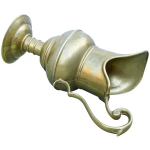 Vintage Handmade Metal Jug Decorative Farmhouse Accent for Living RoomHandmade <b>Rustic</b>-looking Brass Jug for Home Styling Luxury - Product Image 2