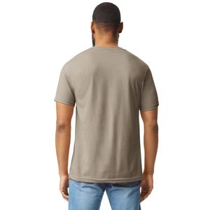 Camiseta de Algodón para Hombre, Cuello Redondo, Manga Corta, Lisa, Informal, Suave, Cómoda y Transpirable, para Moda Urbana - Product Image 3