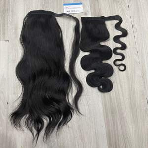 Cabello Humano Vietnamita de Alta Calidad, Cola de Caballo, Súper Sedoso y Suave, Sin Caída, Sin Enredos - Product Image 4