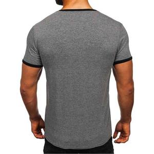 Camiseta de Manga Corta para Hombre de Alta Calidad, Cuello Redondo, Color Azul Marino, Secado Rápido, Transpirable, Corte Regular, 100% Algodón, Estilo Casual de Verano - Product Image 2
